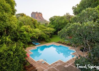 Scenic hotel stay in Sigiriya Sri Lanka with tropical surroundings